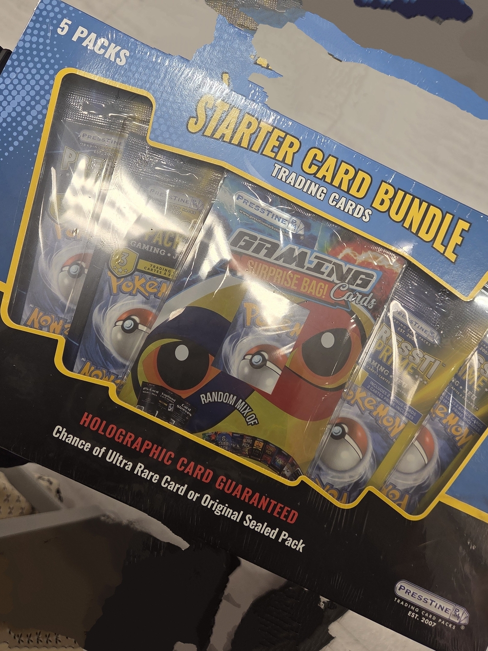 POKEMON Starter Card Bundle Trading Cards - Blue/Yellow/Red